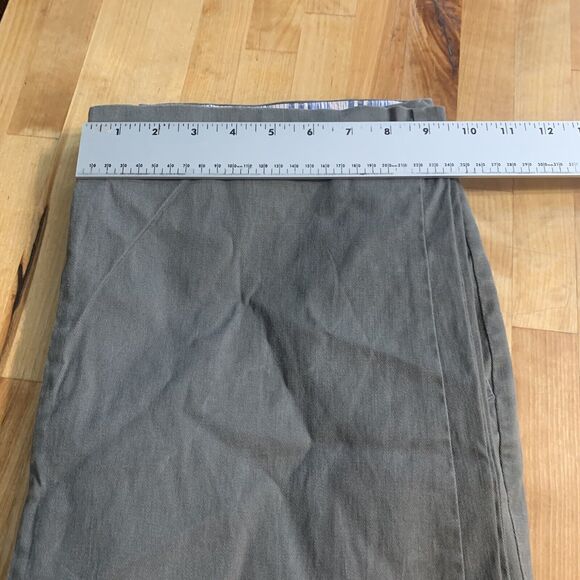 Caribbean Joe Pants Olive Casual Stretch Active Wide Leg Womens Sz‎ 12 EUC - Picture 11 of 12